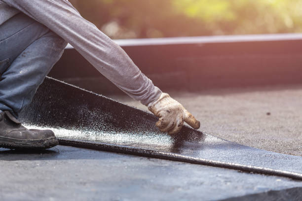 Professional Emergency Waterproofing technician working in Paris Crossing, IN